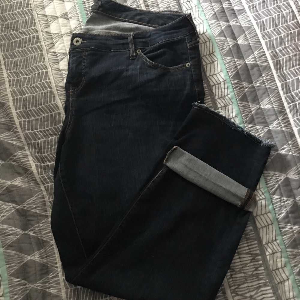 Denim Capri Pants